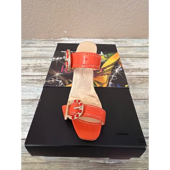 Just The Right Shoe Raine Carlton Cards Lady Luck Tangerine 2005 #25253 NEW - Picture 5 of 14